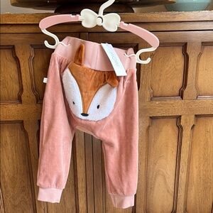 BRAND NEW WITH TAGS! Adorable Fox Face on Butt Baby Pants